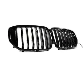 Kidney grilles 1 Bar LED (2023+, gloss black) photo 2