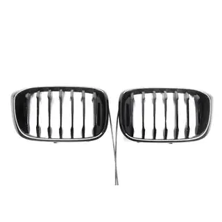 Kidney Grilles 1 Bar LED (2018-2021, Gloss Black) photo 2