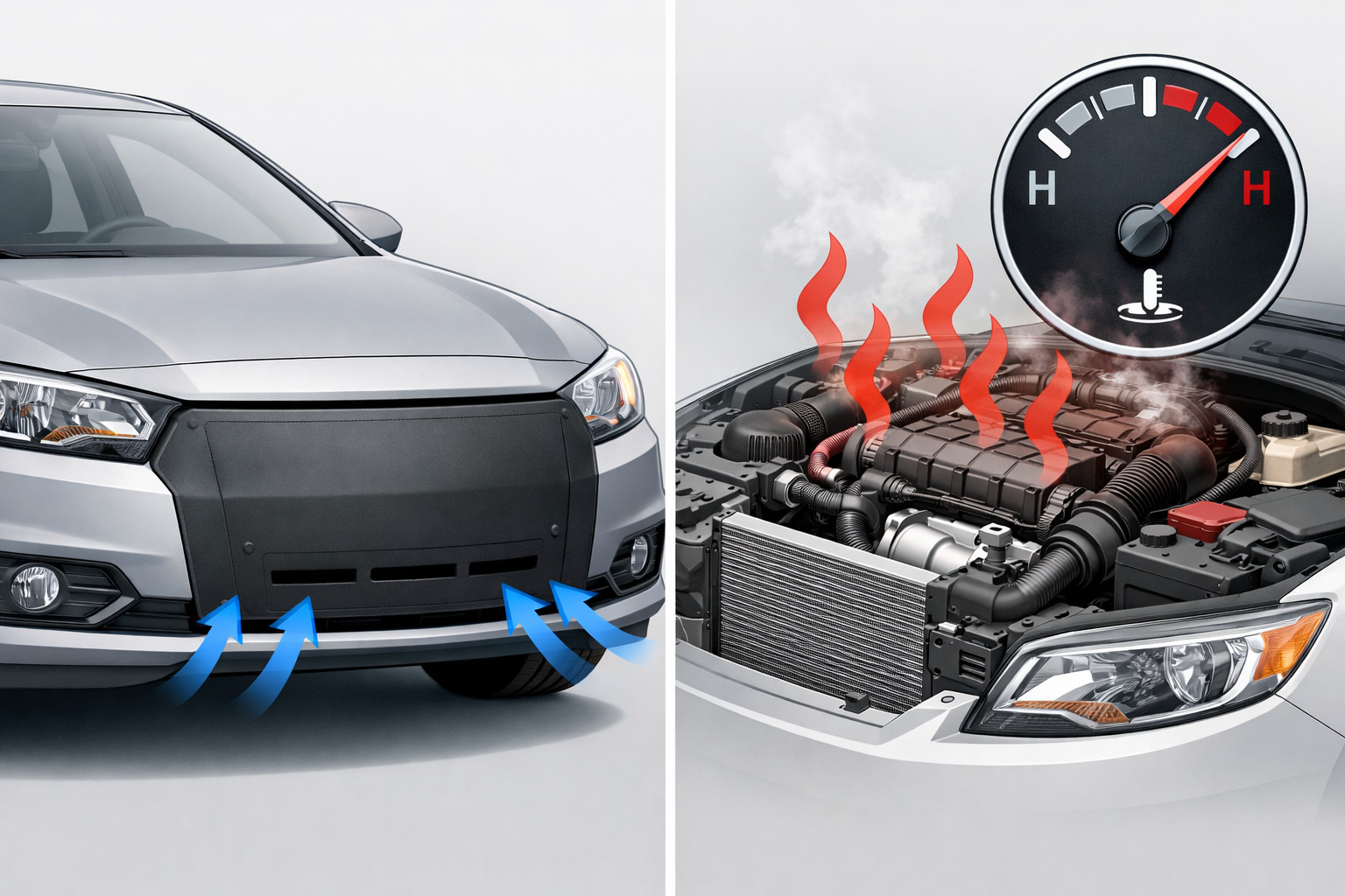 Can a winter cover cause overheating, and how to prevent it