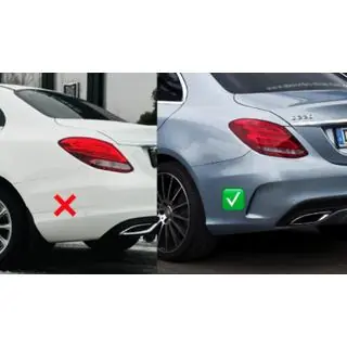 Premium Rear Mud Flaps (for AMG-Line, 2 pcs) photo 2