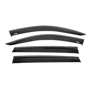 Window wind deflectors with black trim Niken Luxury (4 pcs) photo 1