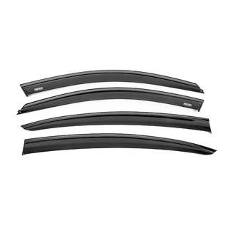 Window wind deflectors with black trim Niken Luxury (4 pcs) BMW 5 Series G30/G31 2017–2023 photo 1