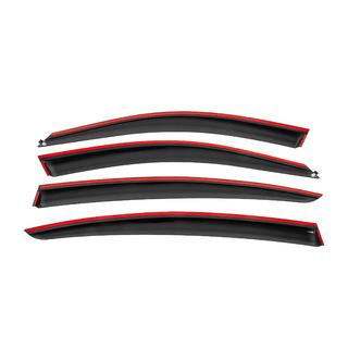Window wind deflectors with black trim Niken Luxury (4 pcs) BMW 5 Series G30/G31 2017–2023 photo 4