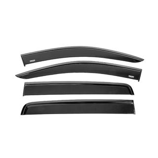 Window deflectors with black molding Niken Luxury (2015-2022, 4 pcs) photo 1