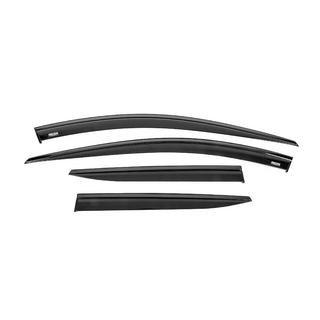 Window wind deflectors with black molding Niken Luxury (for SWB, 4 pcs) Kia Sportage 2021- photo 1