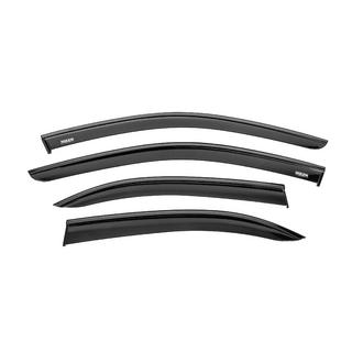 Window wind deflectors with black trim Niken Luxury (4 pcs) photo 1