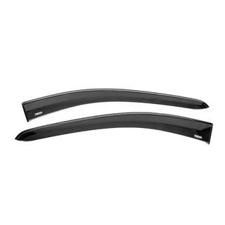 Window wind deflectors with black trim Niken Luxury (4 pcs) photo 1