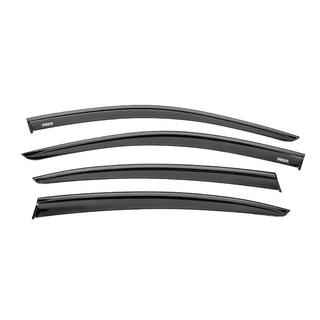 Window wind deflectors with black trim Niken Luxury (4 pcs) photo 1