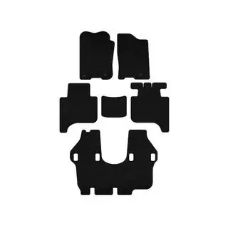 Deluxe carpet floor mats (3 rows, 2004-2008, Black) photo 1
