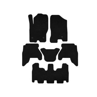 Deluxe V1 textile floor mats (3 rows, Black, 2010-2014) Nissan Pathfinder R51 2005-2014 photo 1