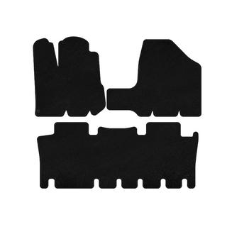 Deluxe Textile Floor Mats (2 Rows, Black) photo 1