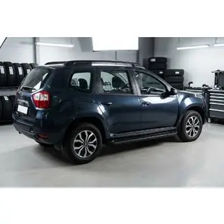 Allmond Black Side Steps (2 pcs, Aluminum) Nissan Terrano 2014- photo 1