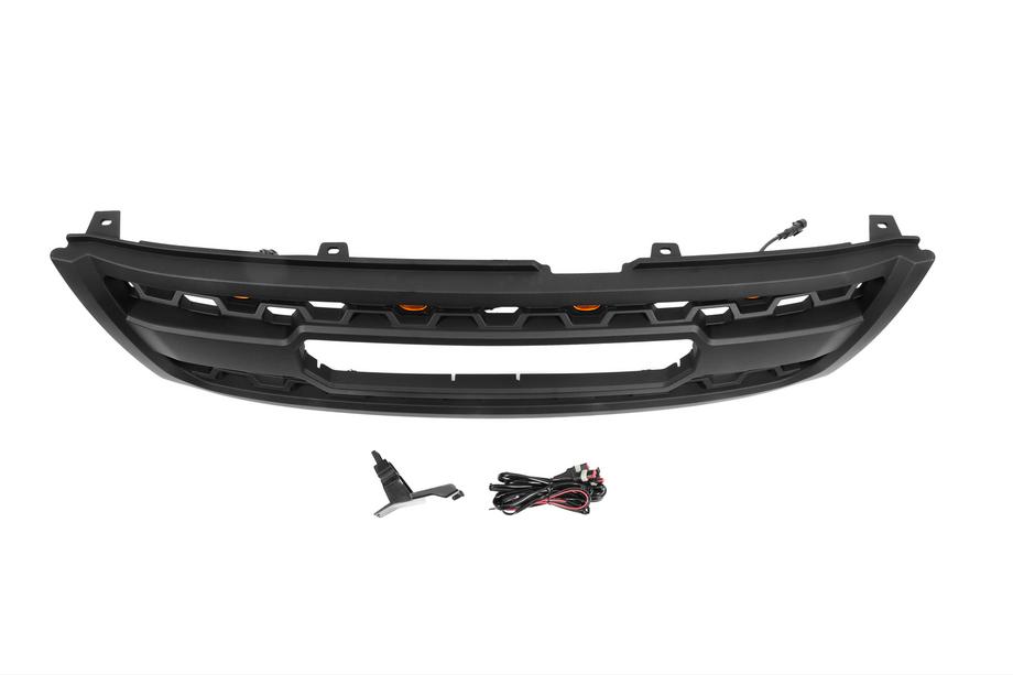 Nissan Patrol Y61 1997-2011 Radiator Grille 2002-2004 (OffRoad) Photo 4