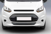 Ford Connect 2014-2021 Front bumper and grille covers (4 pcs, stainless steel) photo 1