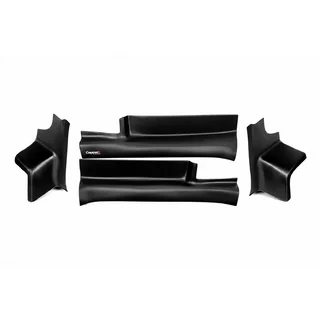 Interior door sill protectors EuroCap (4 pcs, ABS) photo 2