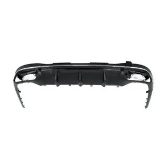 Rear diffuser with AMG S63 Silver exhaust tips photo 4
