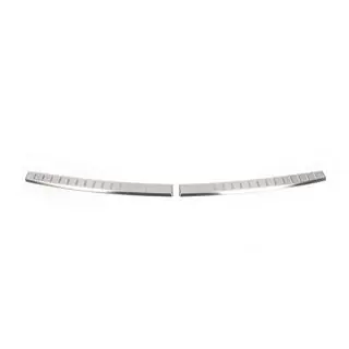 Rear bumper protector OmsaLine 2014-2018 (2 pcs, stainless steel) Hyundai I-20 2014-2020 photo 2