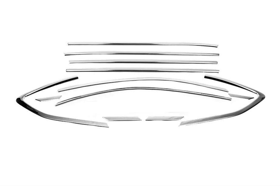 Hyundai Tucson TL 2016-2021 Full Window Trim Set Stainless Steel (12 pcs) Image