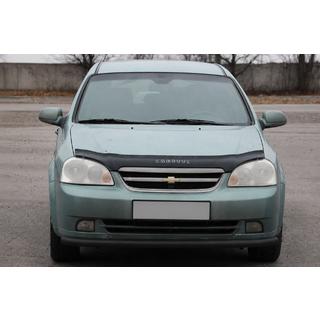Front nudge bar ST008 Black (42 mm, stainless steel) Chevrolet Lacetti 2003-2024 photo 1