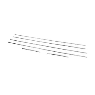 Lower window trims stainless steel (6 pcs) photo 2