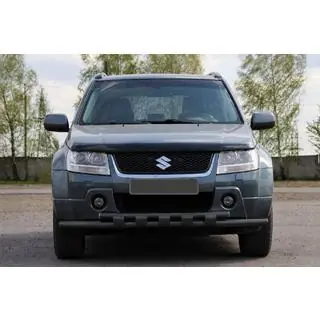 Front bull bar ST015 Black (stainless steel) photo 1