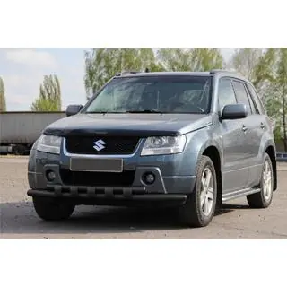 Front bull bar ST015 Black (stainless steel) photo 3