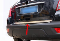 Opel Mokka 2012-2021 Trunk trim stainless steel photo 1