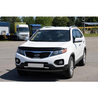 Front Bull Bar ST008 Black (2010-2013, stainless steel) photo 2