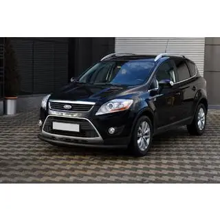 Front protection bar ST008 Black (stainless steel) photo 2