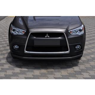 Front protection bar ST008 Black (stainless steel) photo 1