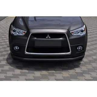 Front protection bar ST008 Black (stainless steel) photo 1