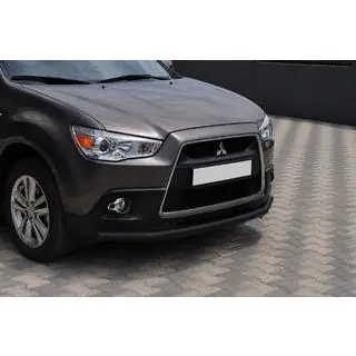 Front protection bar ST008 Black (stainless steel) photo 2