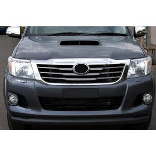 Front protection bar ST008 Black (stainless steel) Toyota Hilux 2006-2015 photo 1