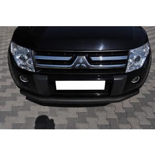 Front protection bar ST008 Black (stainless steel) photo 2
