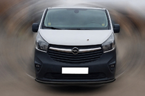 Renault Trafic 2015- Front Bumper Guard ST008 Black (Stainless Steel) photo 1