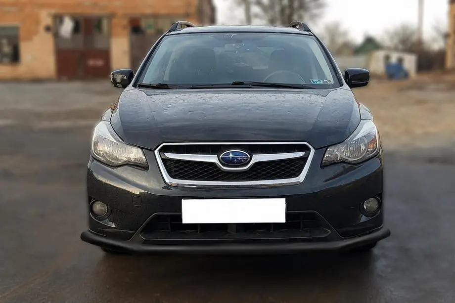 Subaru XV 2011-2017 Front Bumper Guard ST008 Black (Stainless Steel) Photo 1