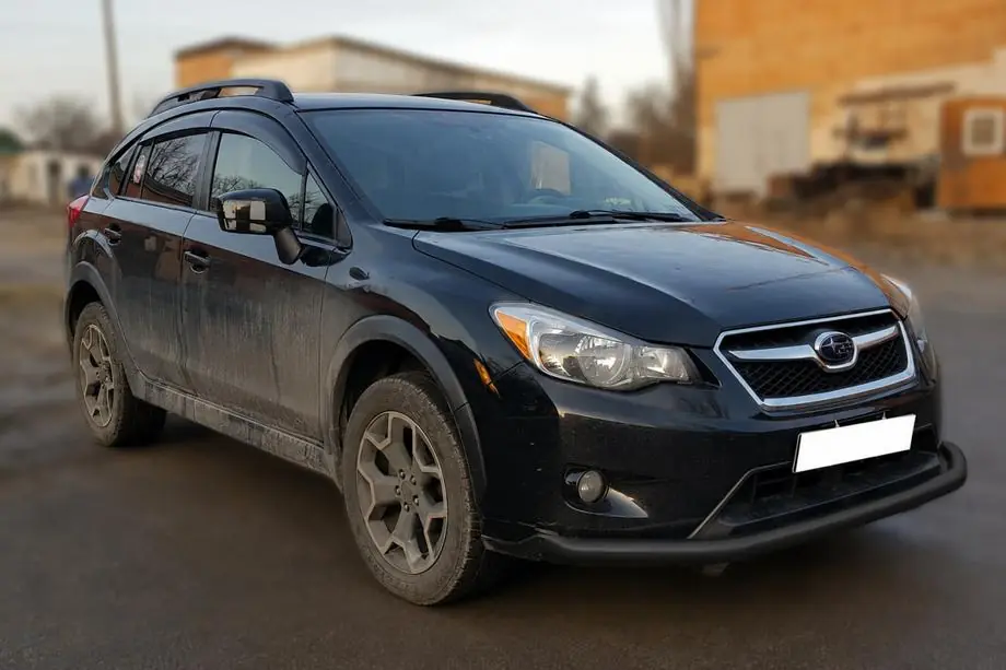 Subaru XV 2011-2017 Front Bumper Guard ST008 Black (Stainless Steel) Photo 2