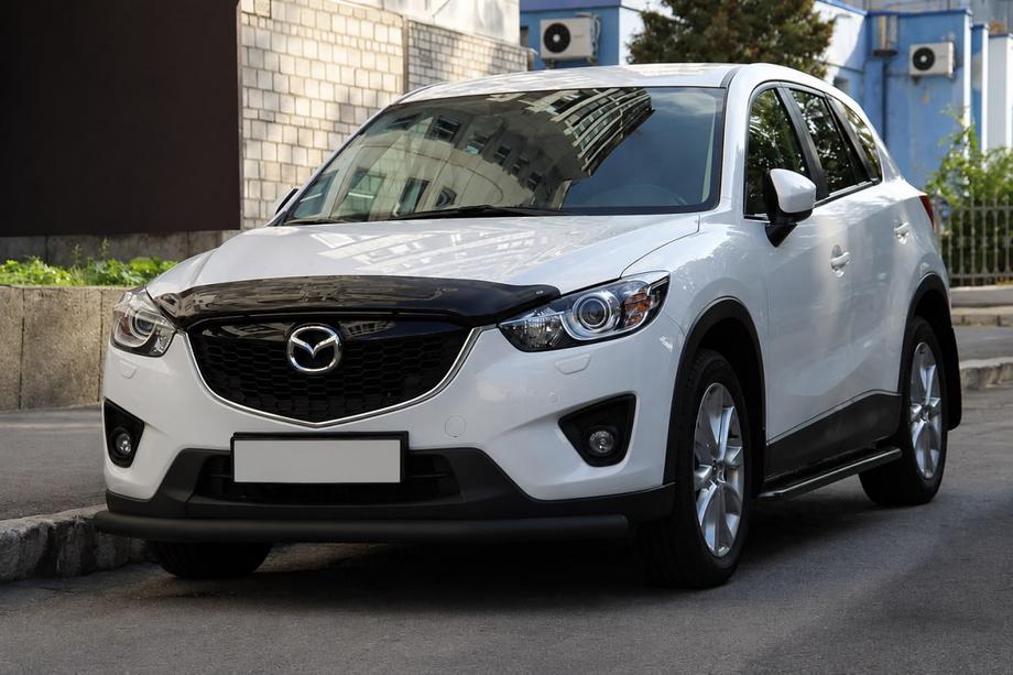 Mazda CX-3 2015- Front Bumper Guard ST008 Black (Stainless Steel) Photo 1