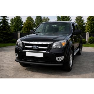 Front Bumper Guard ST008 Black (Stainless Steel) photo 1