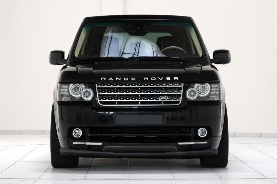 Range Rover III L322 2002-2012 Front Bumper Guard ST008 Black (Stainless Steel) Photo 1