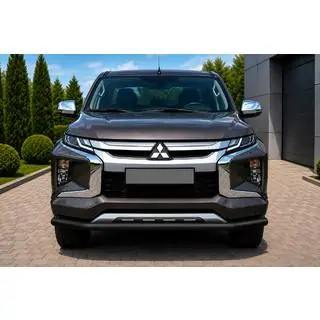 Front Bumper Guard ST008 Black (Stainless Steel) photo 1