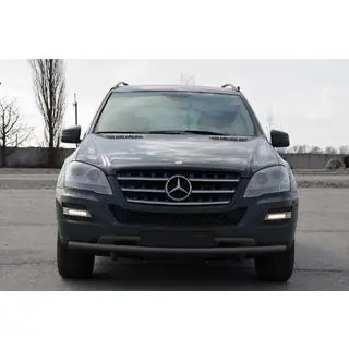 Front Bumper Guard ST008 Black (Stainless Steel) photo 1