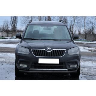 Front Bumper Guard ST008 Black (Stainless Steel) Skoda Yeti 2009-2017 photo 1