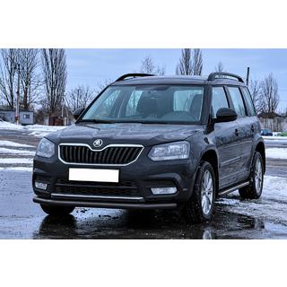 Front Bumper Guard ST008 Black (Stainless Steel) Skoda Yeti 2009-2017 photo 2
