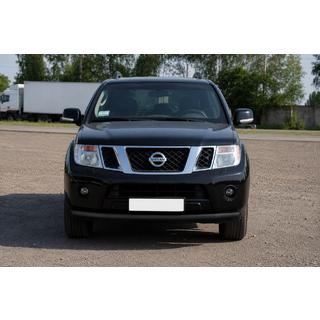 Front bull bar ST008-1 Black (stainless steel) Nissan Pathfinder R51 2005-2014 photo 3