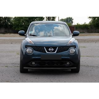 Front bull bar ST008-2 Black (stainless steel) photo 3