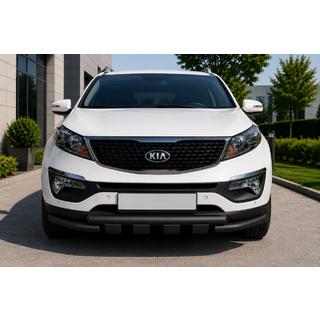Front bull bar ST009-15 Black (2013-2015, stainless steel)