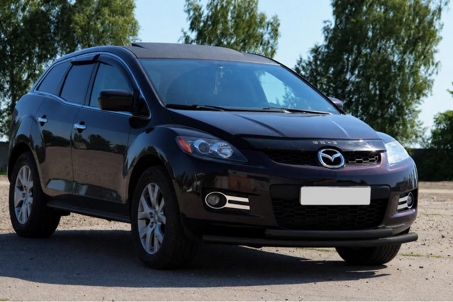 Mazda CX-7 2006-2012 Front Bumper Guard ST014 Black (Stainless Steel) Photo 3