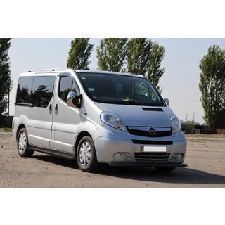 Front Bumper Guard ST014 Black (Stainless Steel) Opel Vivaro 2001–2015 photo 2