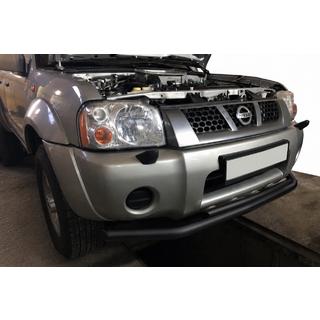 Front bull bar ST014 Black (stainless steel) Nissan NP300 1999-2015